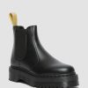 La Mia Genealogia Dr. Martens Piattaforme | 2976 Stivaletti Chelsea Con Plateau Vegani Felix Musta: Felix Rub Off