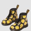 Bambini Dr. Martens Maihar Per Bambini | Stivali In Pelle 1460 Smiley® Da Neonato Nero Idro