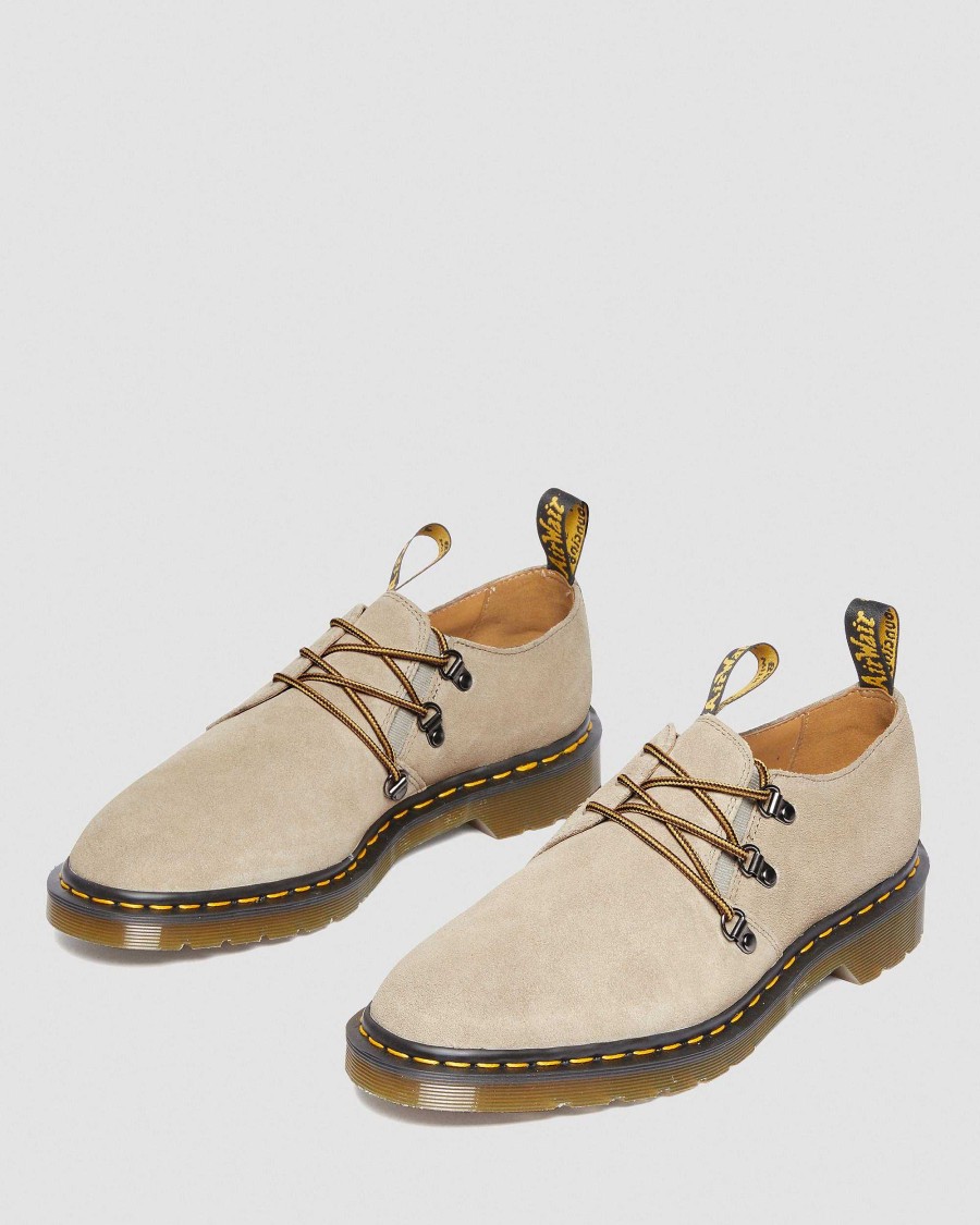 La Mia Genealogia Dr. Martens Scarpe Realizzate In Inghilterra | 1461 Indumenti Ingegnerizzati -Mokkakengat Frappe Pelle Scamosciata