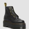 Le Signore Dr. Martens Piattaforme | Piattaforma In Pelle Sinclair Max Pisa -Maiharit Musta-Pisa