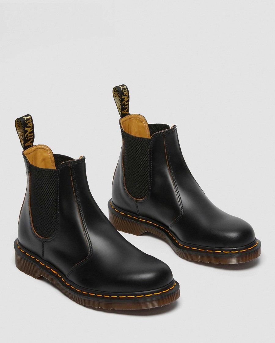 La Mia Genealogia Dr. Martens Festival Di Chelsea | 2976 Stivali Chelsea Vintage Realizzati In Inghilterra Musta-Quilon