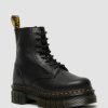 La Mia Genealogia Dr. Martens Piattaforme | Stivaletti Audrick Nappa Lux Con Plateau Nero: Nappa Lux