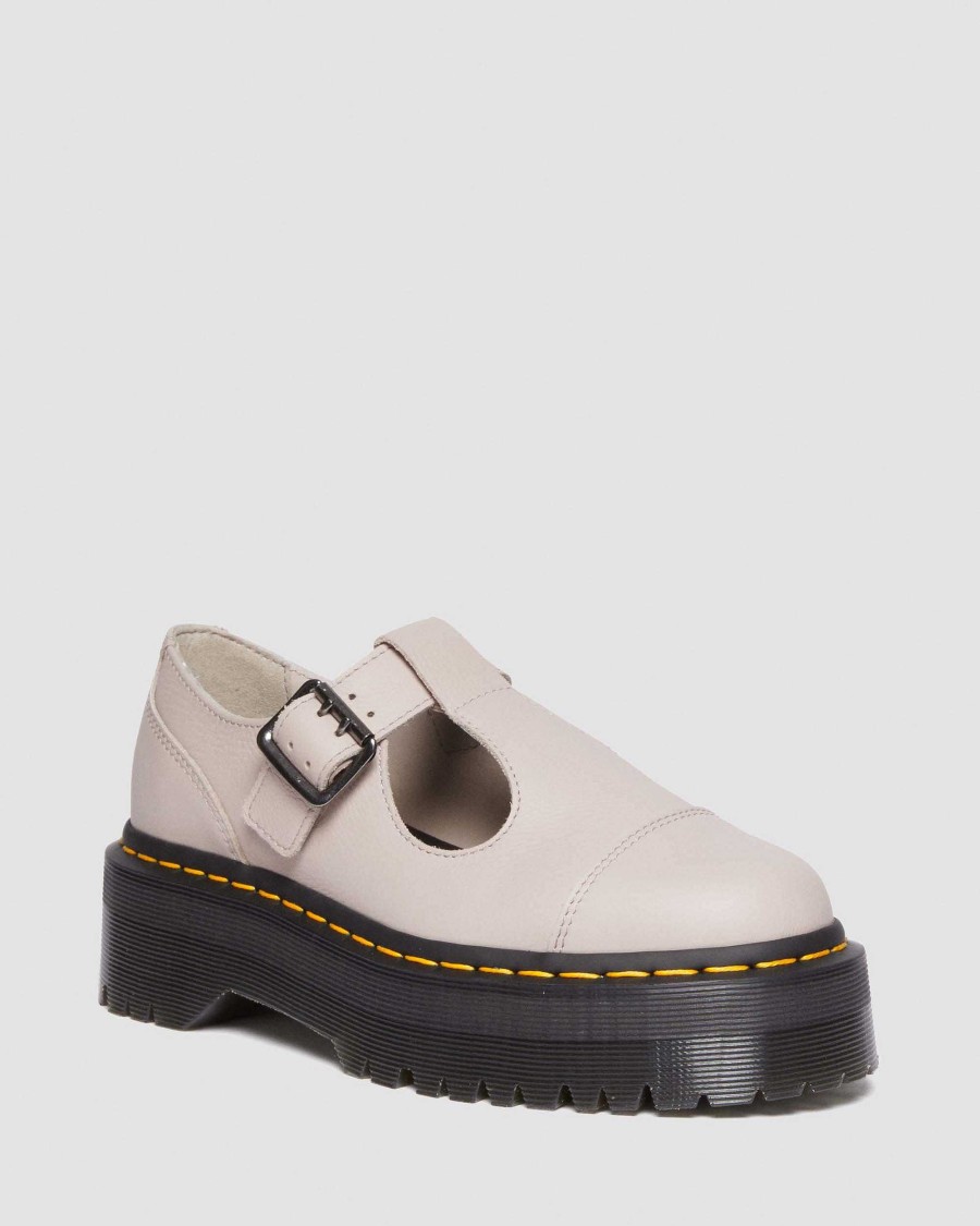 Le Signore Dr. Martens Scarpe Con Plateau | Bethan Pisa Piattaforma In Pelle Mary Jane -Kengat Talpa Vintage — Pisa