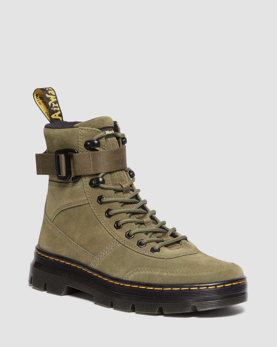 La Mia Genealogia Dr. Martens Calzature Utili | Pettini Utilita In Pelle Scamosciata Tech -Maiharit Dms Oliva — Ehsede