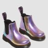 Bambini Dr. Martens Maihar Per Bambini | Stivaletti Chelsea In Pelle Arcobaleno 2976 Per Bambini Multi: Arcobaleno Increspato