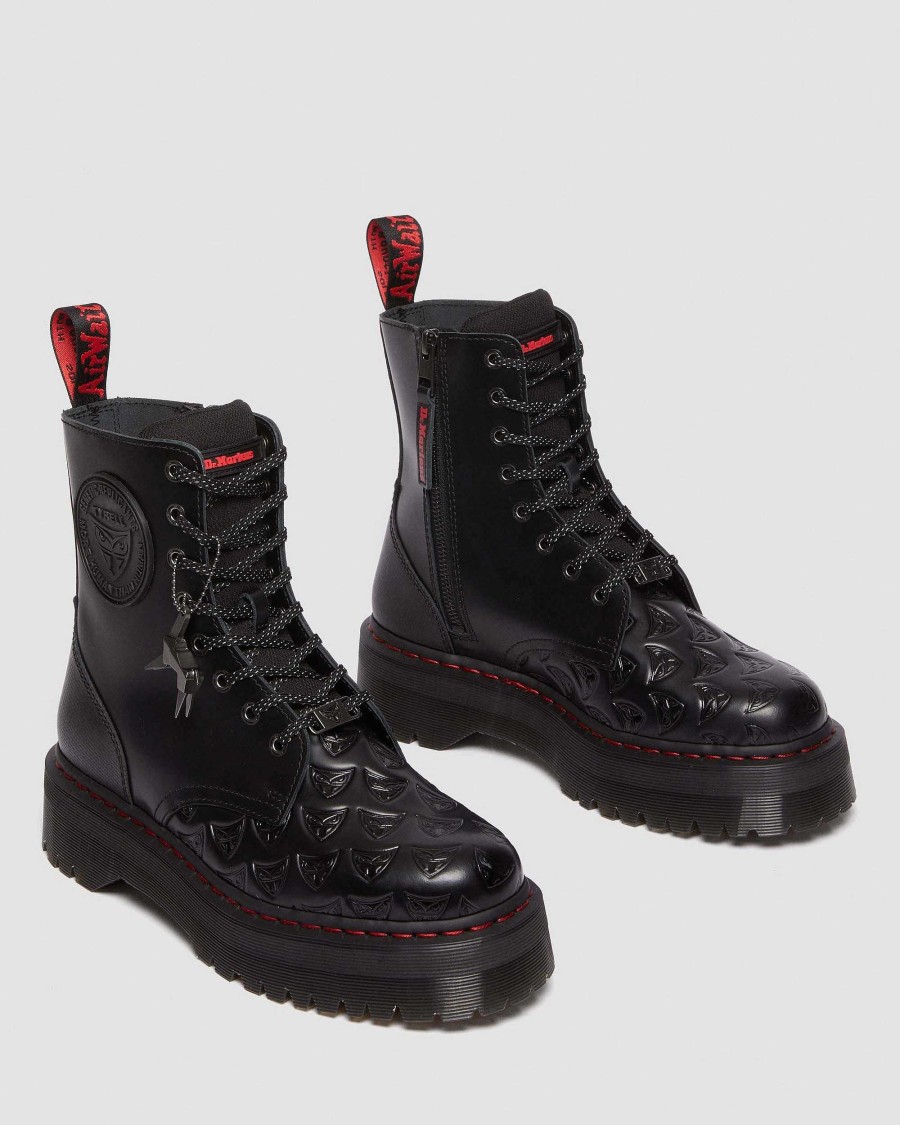 La Mia Genealogia Dr. Martens Piattaforme | Jadon Blade Runner-Nahkamaiharit Nero