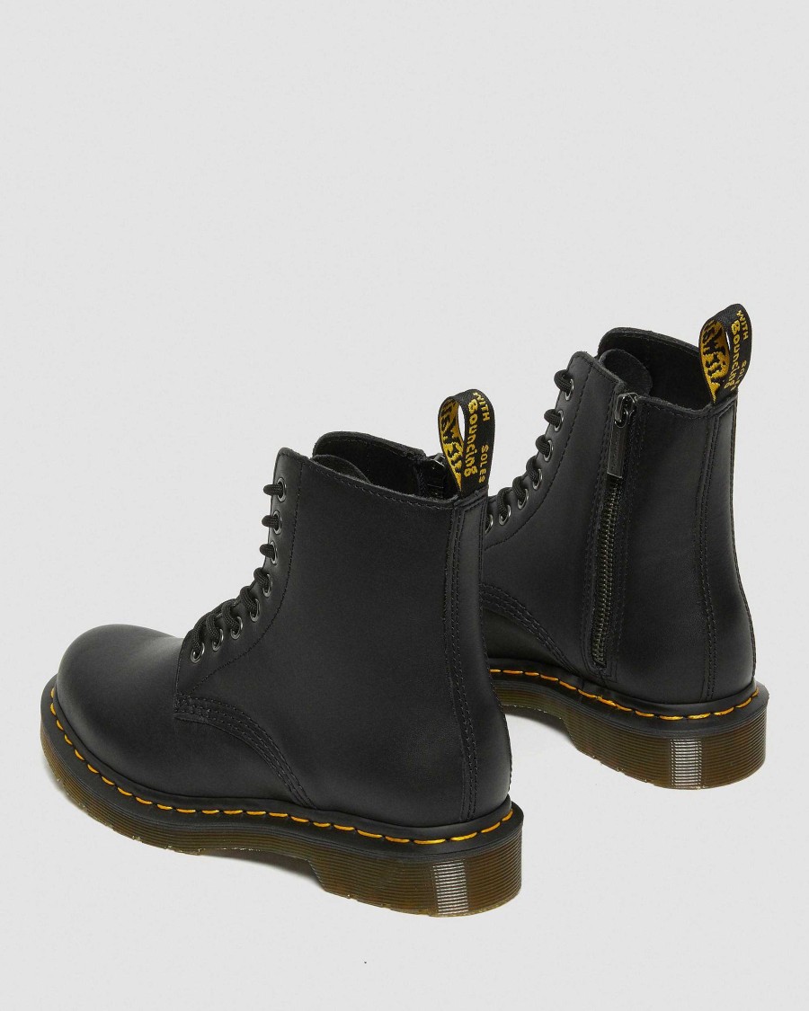 Le Signore Dr. Martens Tenie | 1460 Pascal Nappa Zip -Maiharit Nero: Scatta