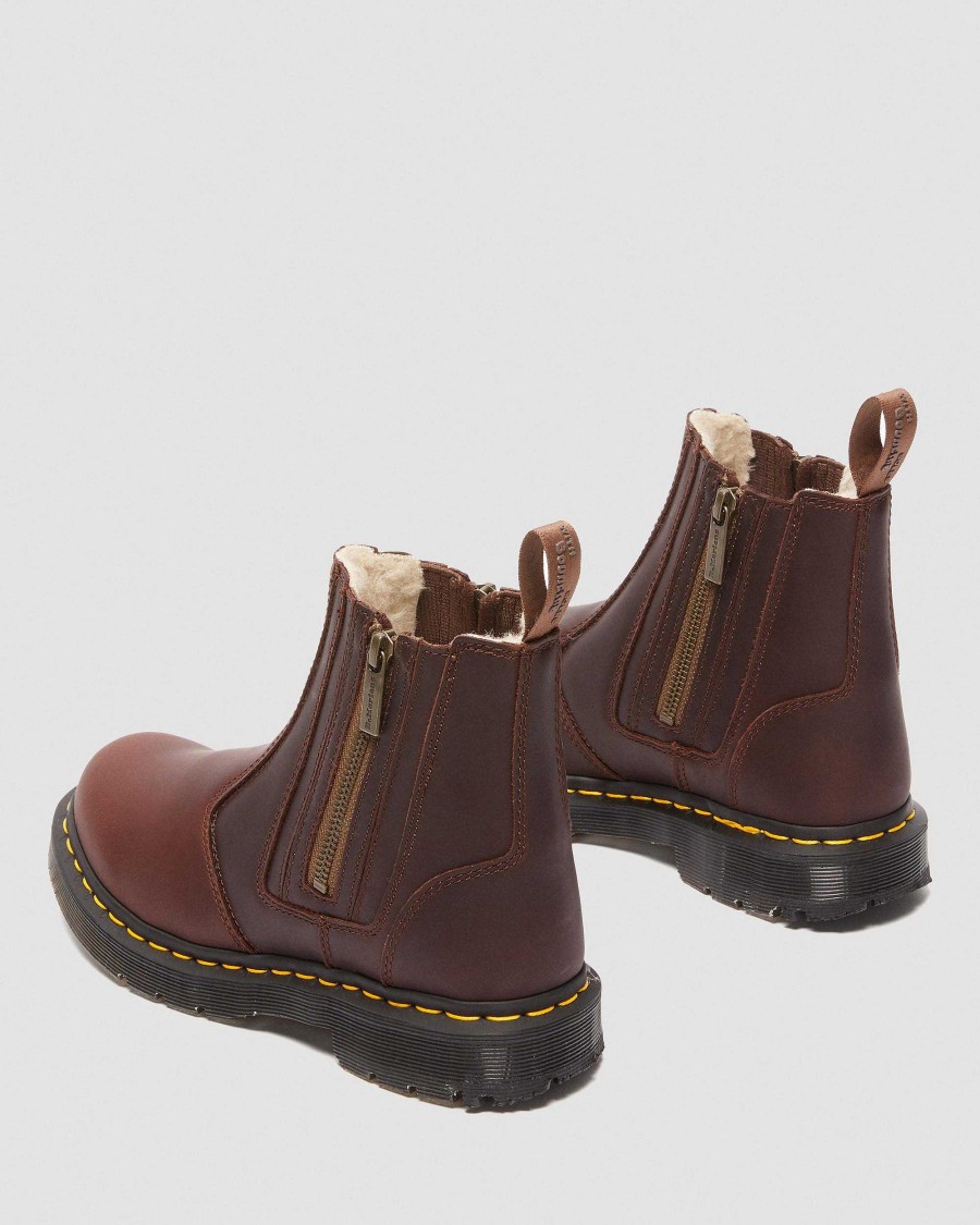 Le Signore Dr. Martens Stivaletti | 2976 Stivaletti Chelsea Wintergrip Di Alyson Dm'S Marrone: Spazzaneve