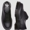 La Mia Genealogia Dr. Martens Scarpe Vegane | Vegan 8053 Quad Mono Pelle -Kengat Musta: Felix Rub Off