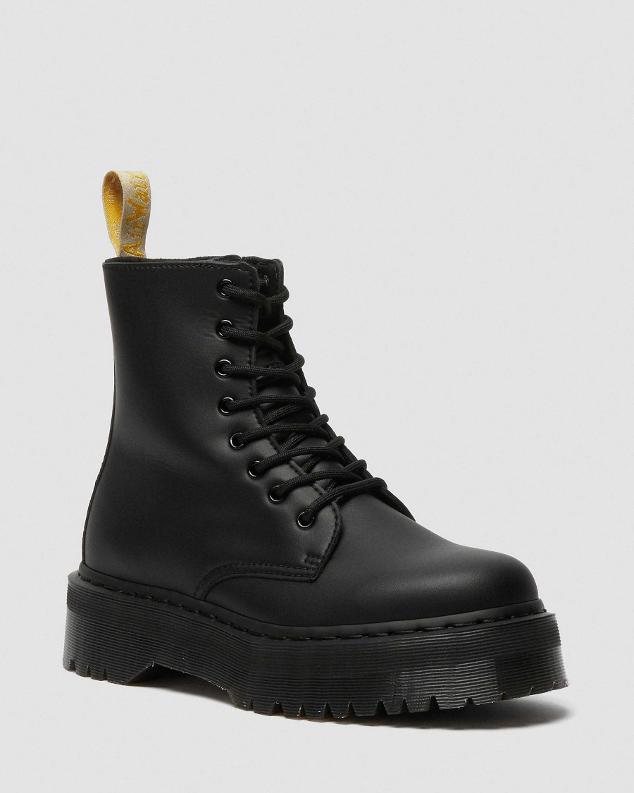 La Mia Genealogia Dr. Martens Maihari Vegani | Piattaforma Jadon Ii Mono Vegan -Maiharit Musta: Felix Rub Off