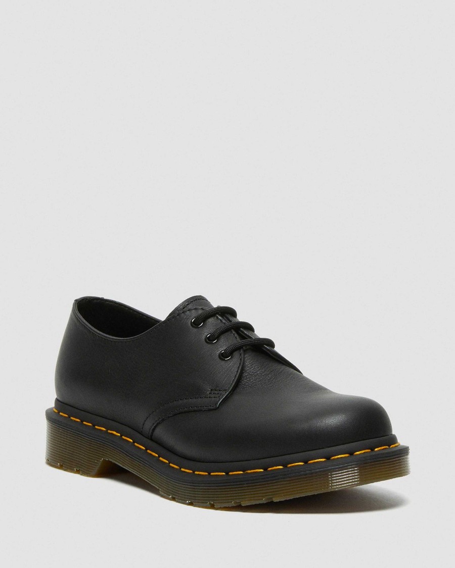 Le Signore Dr. Martens Scarpe Nere | 1461 Oxford In Pelle Virginia -Kengat Nero: Virginia