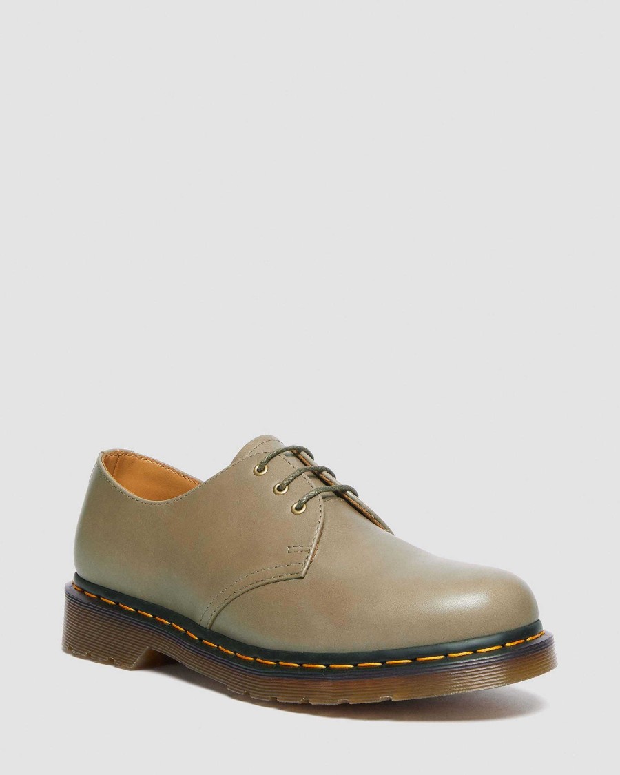 La Mia Genealogia Dr. Martens Scarpe Stringate | 1461 Carrara Leather Oxford -Kengat Oliivi — Carrara