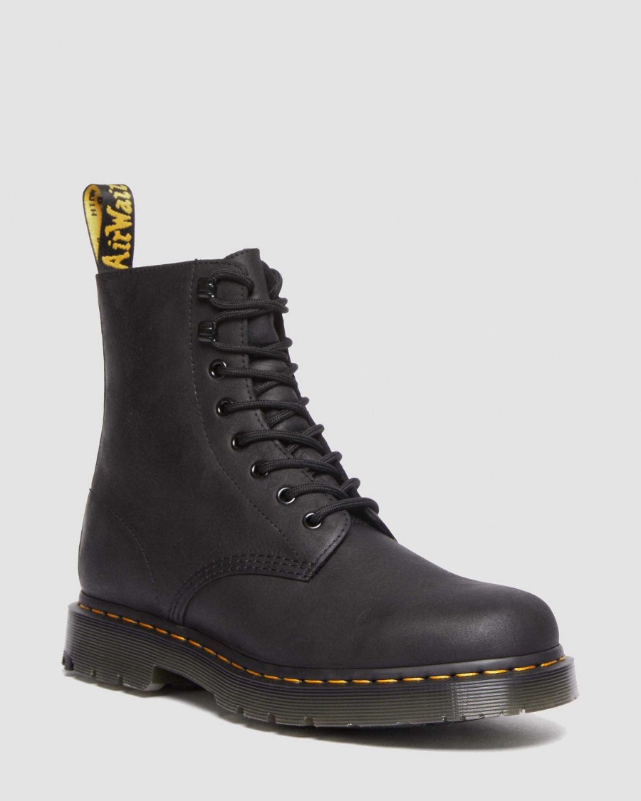 La Mia Genealogia Dr. Martens Tenie | 1460 Pascal Pelle Foderata In Pile -Maiharit Nero: Fuorilegge