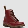 La Mia Genealogia Dr. Martens Prodotto In Inghilterra Mais | Stivaletti Vintage In Pelle Quilon 1460 Rosso: Quilon