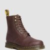 La Mia Genealogia Dr. Martens Tenie | 1460 Pascal Pelle Foderata In Pile -Maiharit Marrone Cioccolato Fuorilegge