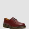 La Mia Genealogia Dr. Martens Scarpe Stringate | Scarpe Oxford Lisce 1461 In Pelle Rosso Ciliegia: Liscio