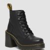 Le Signore Dr. Martens Maihar Dalla Pelle Morbida | Jesy Sendal Pelle - Tacchi Alti Musta: Sandali