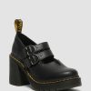 Le Signore Dr. Martens Scarpe Nere | Sandali Con Tacco Mary Jane In Pelle Eviee - Falena Musta: Sandali