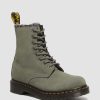 Le Signore Dr. Martens Tenie | 1460 Stringata In Nabuk Foderata In Pelliccia Sintetica Serena -Maiharit Grigio Nichel — Nabuk Milled Wp