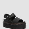 Le Signore Dr. Martens Sandalo Con Plateau | Voss Quad Nero Idro