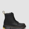 Bambini Dr. Martens Maihar Per Bambini | Mokkanahkaiset Junior 1460 Wintergrip Stringate -Maiharit Musta-Yellowstone Wp