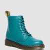 Bambini Dr. Martens Maihar Per Bambini | 1460-Stivaletti In Pelle Da Bambino Verde Acqua Romario