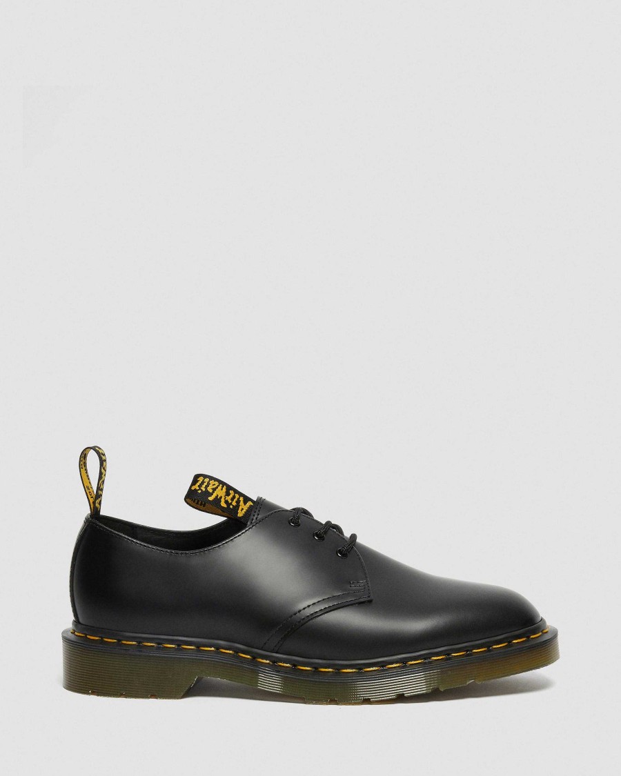 La Mia Genealogia Dr. Martens Scarpe Realizzate In Inghilterra | 1461 Indumenti Ingegnerizzati Lisci -Nahkakengat Liscio Nero