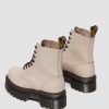 La Mia Genealogia Dr. Martens Piattaforme | Stivaletti Audrick Nappa Lux Con Plateau Talpa Vintage — Nappa Lux