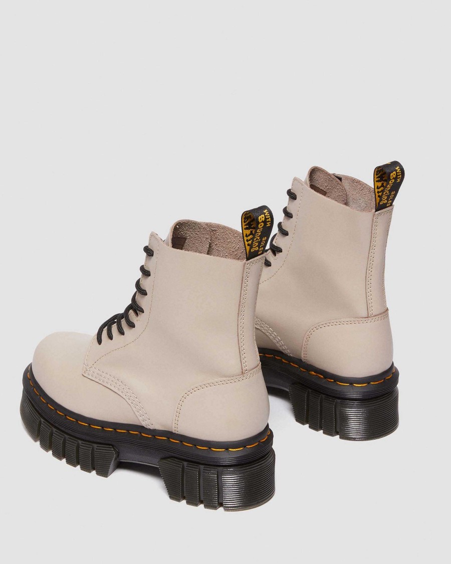 La Mia Genealogia Dr. Martens Piattaforme | Stivaletti Audrick Nappa Lux Con Plateau Talpa Vintage — Nappa Lux