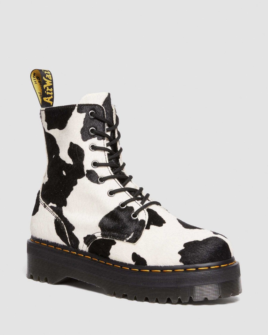 La Mia Genealogia Dr. Martens Piattaforme | Piattaforma Con Stampa Di Mucca Jadon Hair-On -Maiharit Stampa Di Mucca: Capelli Accesi