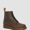 La Mia Genealogia Dr. Martens Maihar Marroni | 1460 Stivali Stringati In Pelle Crazy Horse Ruskea — Cavallo Pazzo+Pu