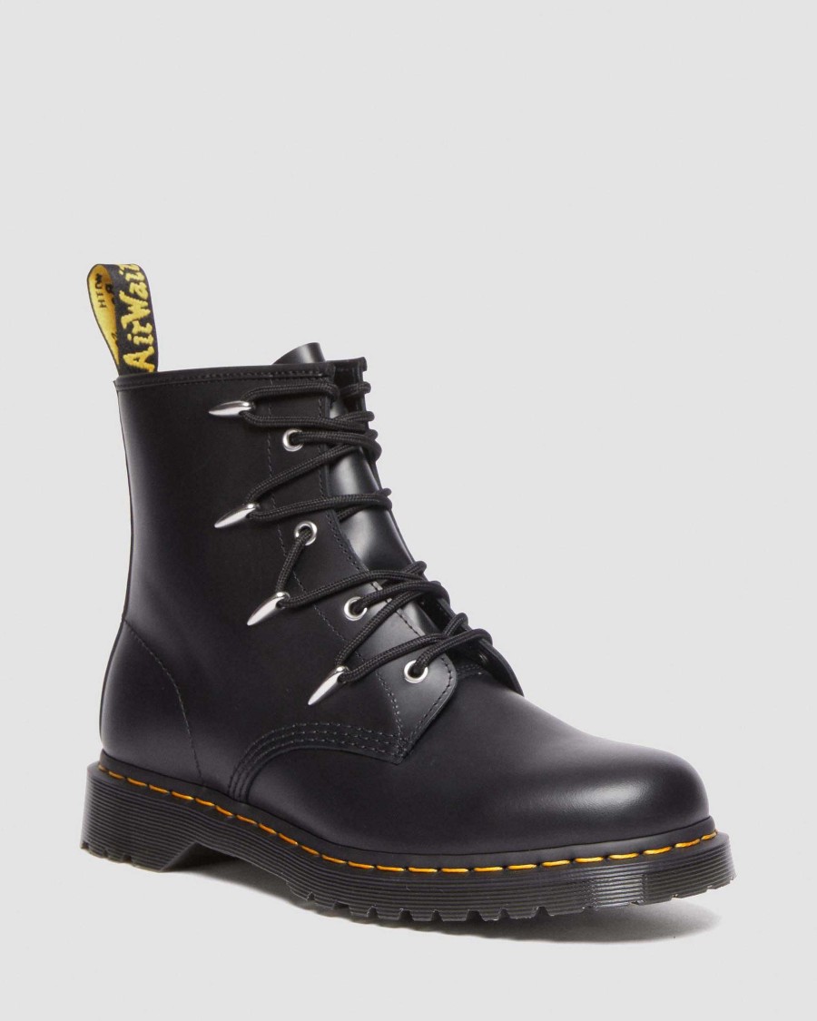 La Mia Genealogia Dr. Martens Tenie | 1460 Stringate In Pelle Con Hardware Alieno -Maiharit Nero: Danuibo