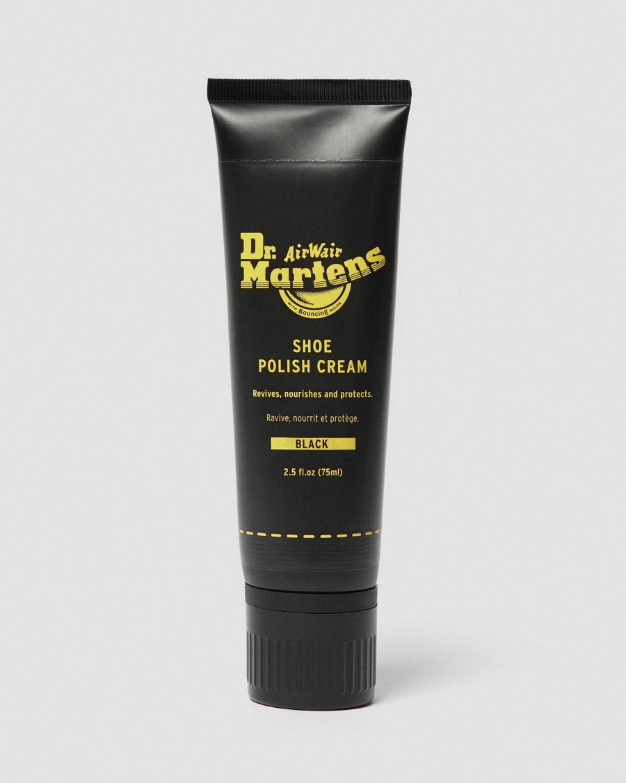 Accessorio Dr. Martens Cere E Detergente Per Scarpe | Tubo Di Lucido Da Scarpe Da 75 Ml Nero