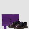 La Mia Genealogia Dr. Martens Scarpe Stringate | 1461 Bt21 -Scarpe In Pelle Viola+Nero — Arcadia