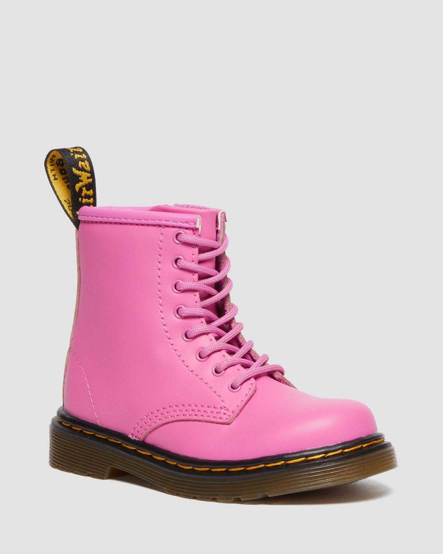 Bambini Dr. Martens Maihar Per Bambini | Bambino 1460 Thrift Rosa Romario Rosa Dell'Usato — Romario