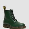 La Mia Genealogia Dr. Martens Tenie | Stringate In Pelle Liscia 1460 -Maiharit Vihrea: Liscio