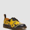 La Mia Genealogia Dr. Martens Scarpe Stringate | Stringate Vintage In Pelle Liscia 1461 - Kengat Nero+Multi — Airwair Vintage Liscio