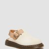 Le Signore Dr. Martens Pantofole | Slip-On Jorge Ii In Pelle Scamosciata E Pelle Paperinbeige+Beige — Ehsede+Carrara