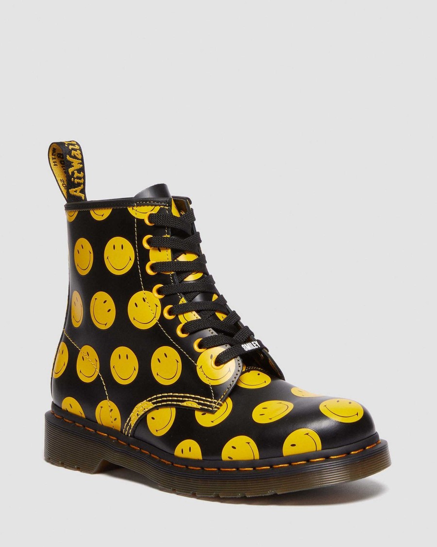 La Mia Genealogia Dr. Martens Tenie | 1460 Smiley®-Nahkamaiharit Liscio Nero