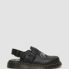 La Mia Genealogia Dr. Martens Sandalo Neri | Slip-On Jorge Pleasures In Pelle Nero: Scatta