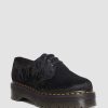 La Mia Genealogia Dr. Martens Scarpe Stringate | 1461 Scarpe Con Plateau Quad Hair-On Capelli Neri - Capelli Accesi