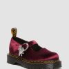 Le Signore Dr. Martens Scarpe Con Plateau | Addina Bex Heaven Di Marc Jacobs Scarpe In Velluto Rosso Ciliegia: Velluto