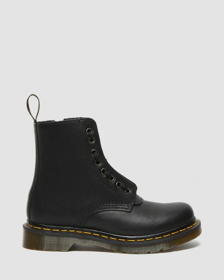 Le Signore Dr. Martens Tenie | 1460 Pascal Nappa Zip -Maiharit Nero: Scatta