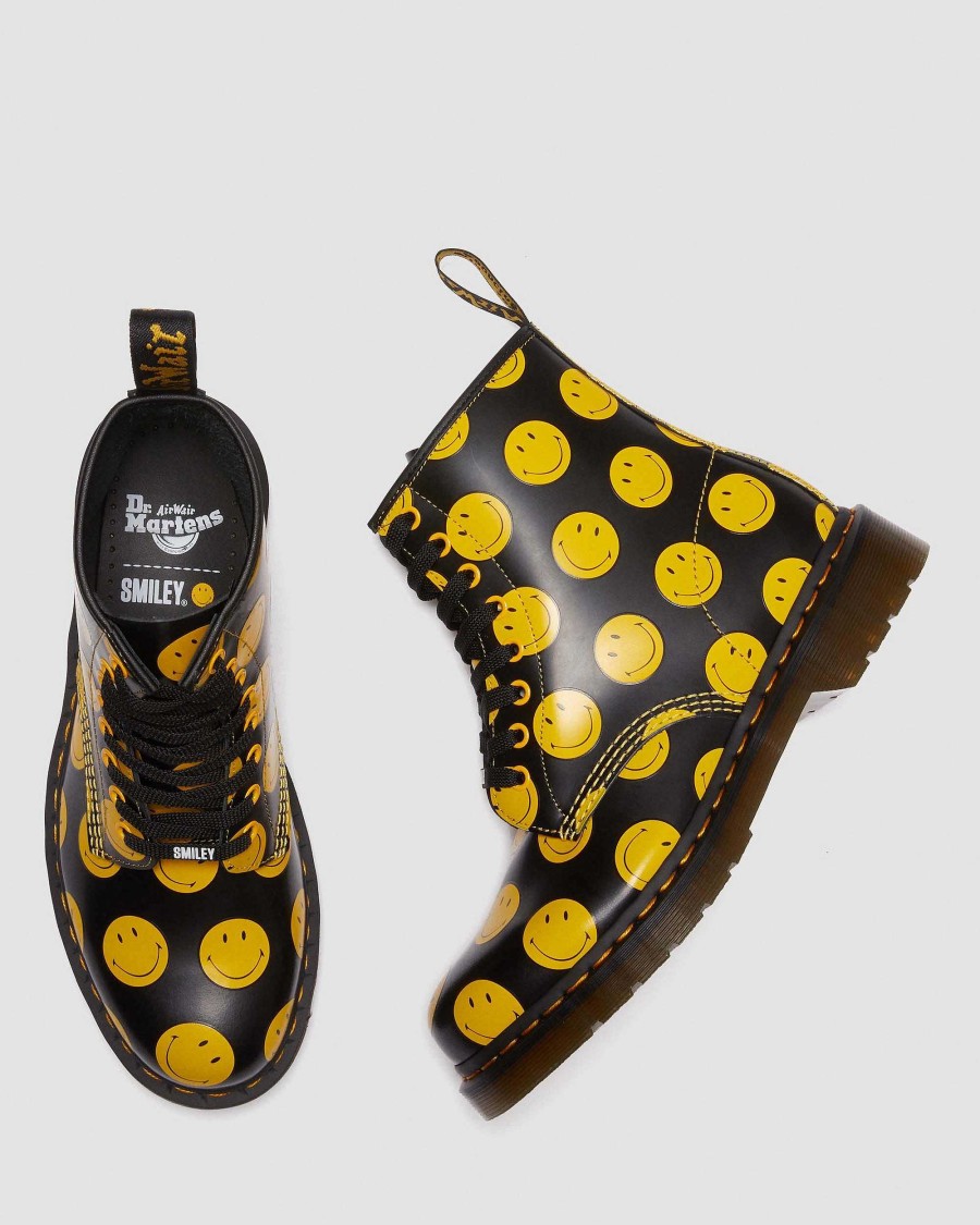 La Mia Genealogia Dr. Martens Tenie | 1460 Smiley®-Nahkamaiharit Liscio Nero