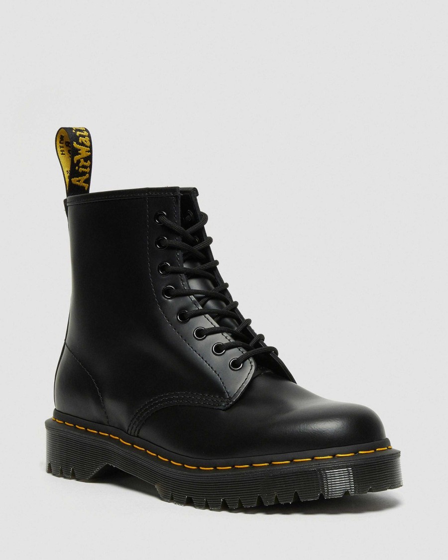 La Mia Genealogia Dr. Martens Piattaforme | 1460 Piattaforma In Pelle Liscia Bex -Maiharit Liscio Nero