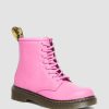 Bambini Dr. Martens Maihar Per Bambini | 1460-Stivaletti In Pelle Da Bambino Rosa Dell'Usato — Romario