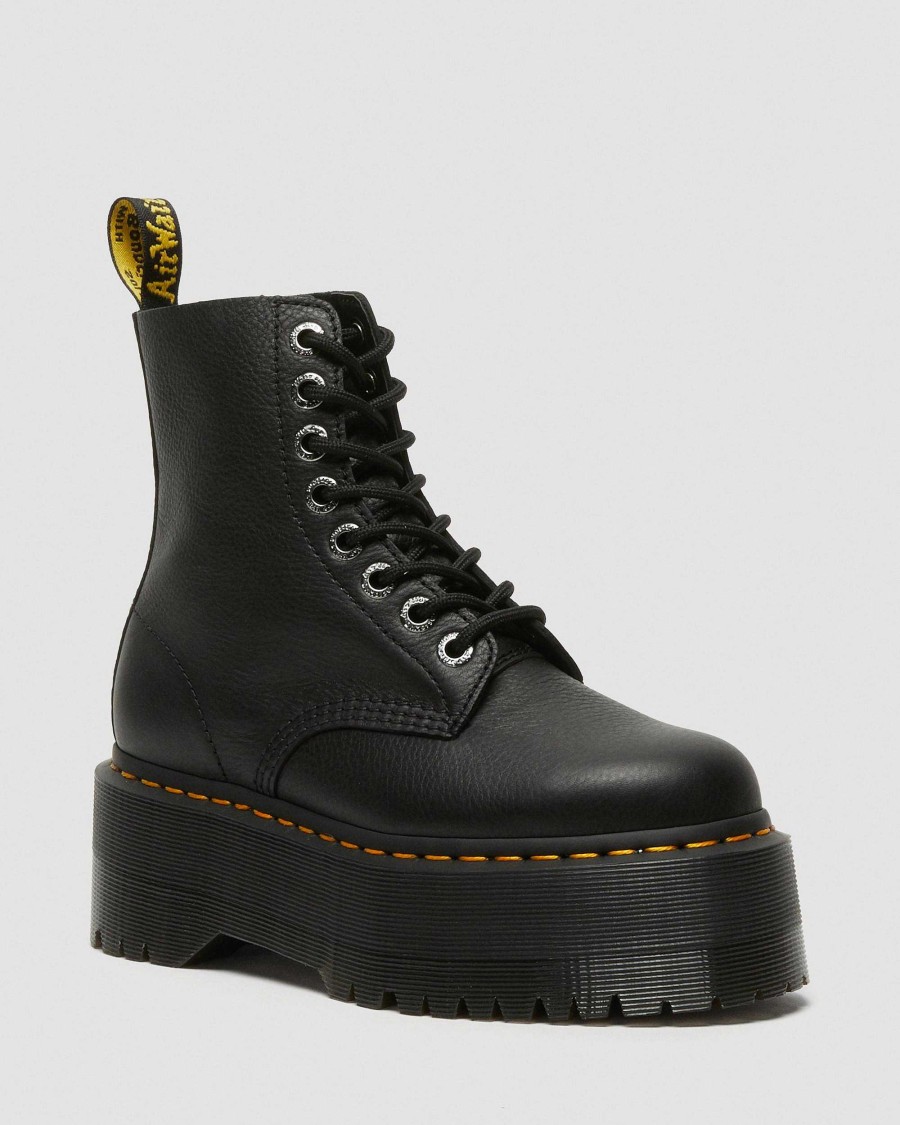 Le Signore Dr. Martens Tenie | 1460 Pascal Max Pelle -Piattaformamaiharit Musta-Pisa