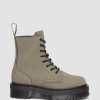 La Mia Genealogia Dr. Martens Formiche Invernali | Piattaforma Jadon In Nabuk Fresato -Maiharit Grigio Nichel — Nabuk Milled Wp