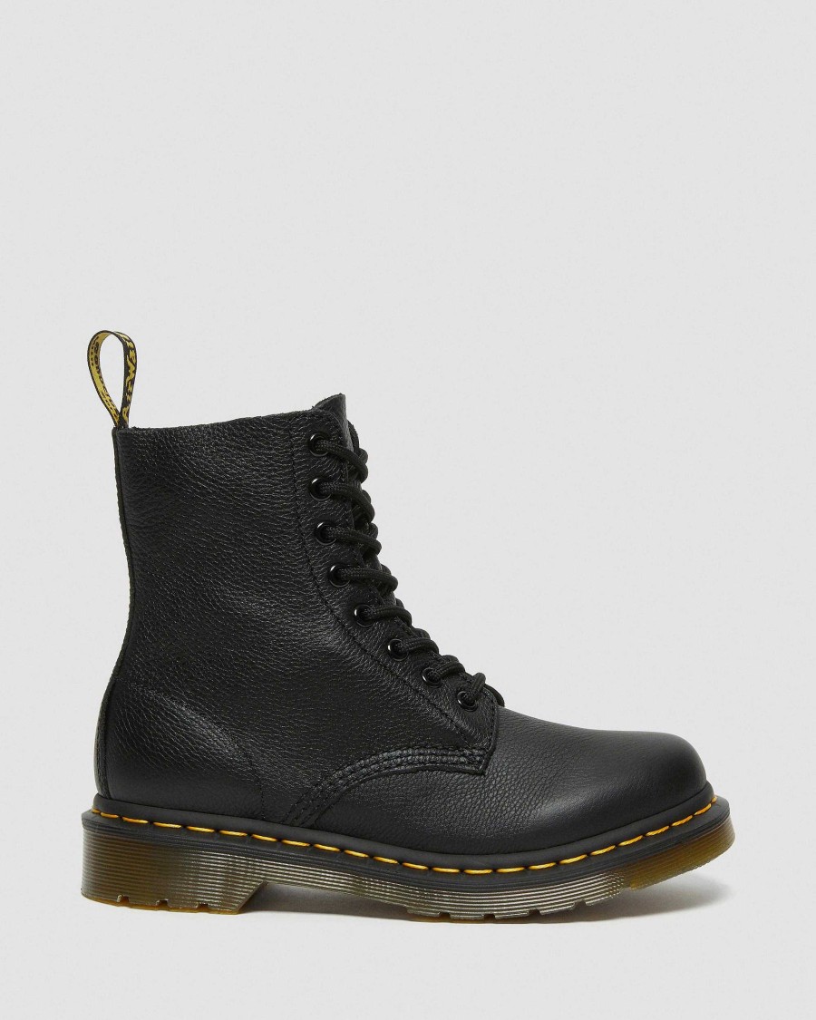 Le Signore Dr. Martens Tenie | Stringate In Pelle Virginia 1460 Pascal -Maiharit Nero: Virginia