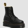 La Mia Genealogia Dr. Martens Formiche Invernali | Piattaforma In Pelle Foderata In Pelliccia Sintetica Jadon -Maiharit Musta-Pisa